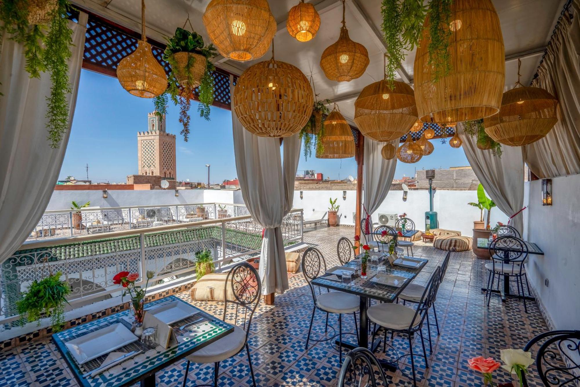 Riad Les Cornes De Gazelle Marraquexe Exterior foto
